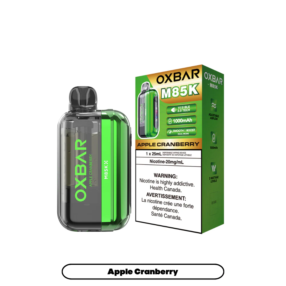 Oxbar M85K - Apple Cranberry (4pc/Carton) [Alberta]