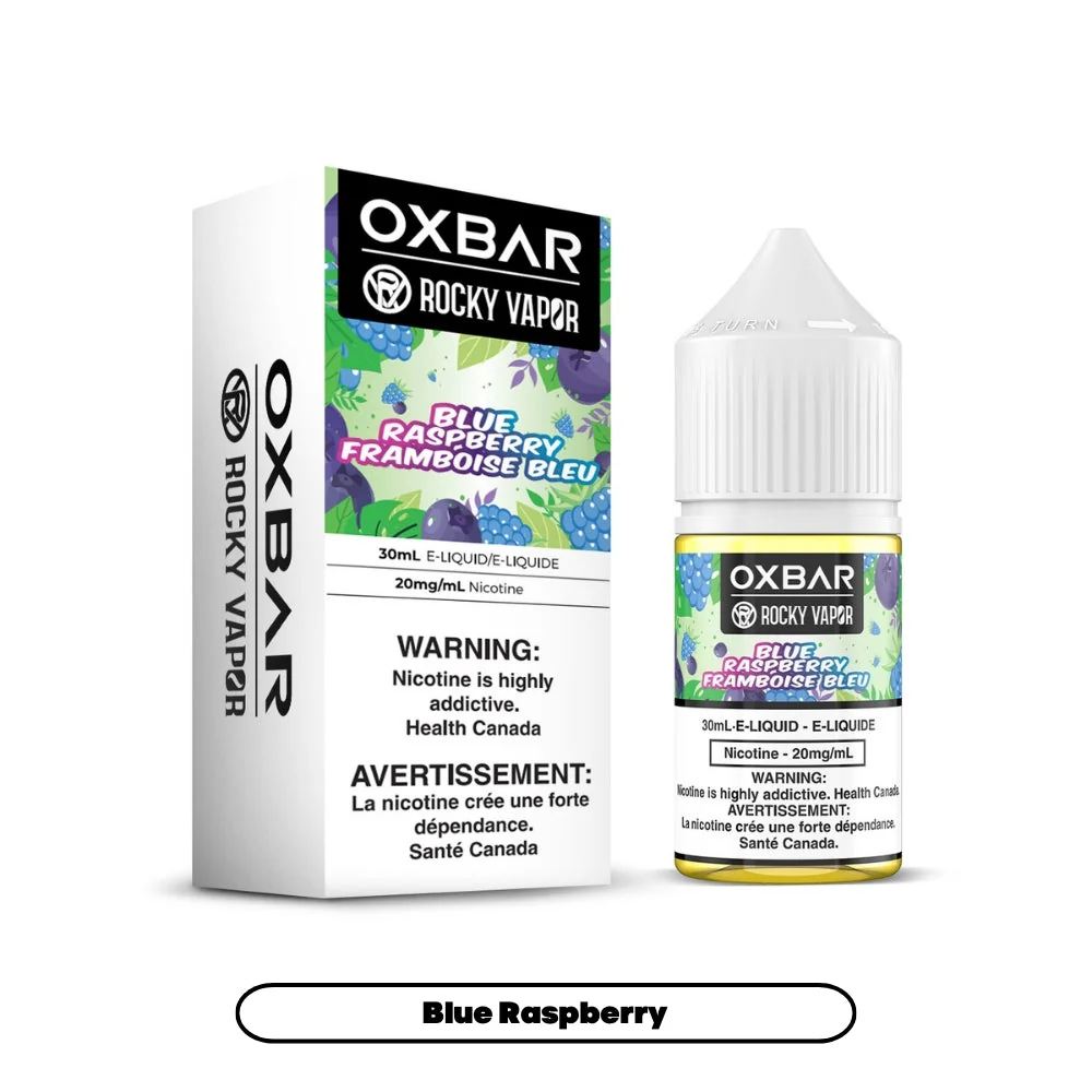 Rocky Vapor Oxbar E-liquids - Blue Raspberry [Manitoba]