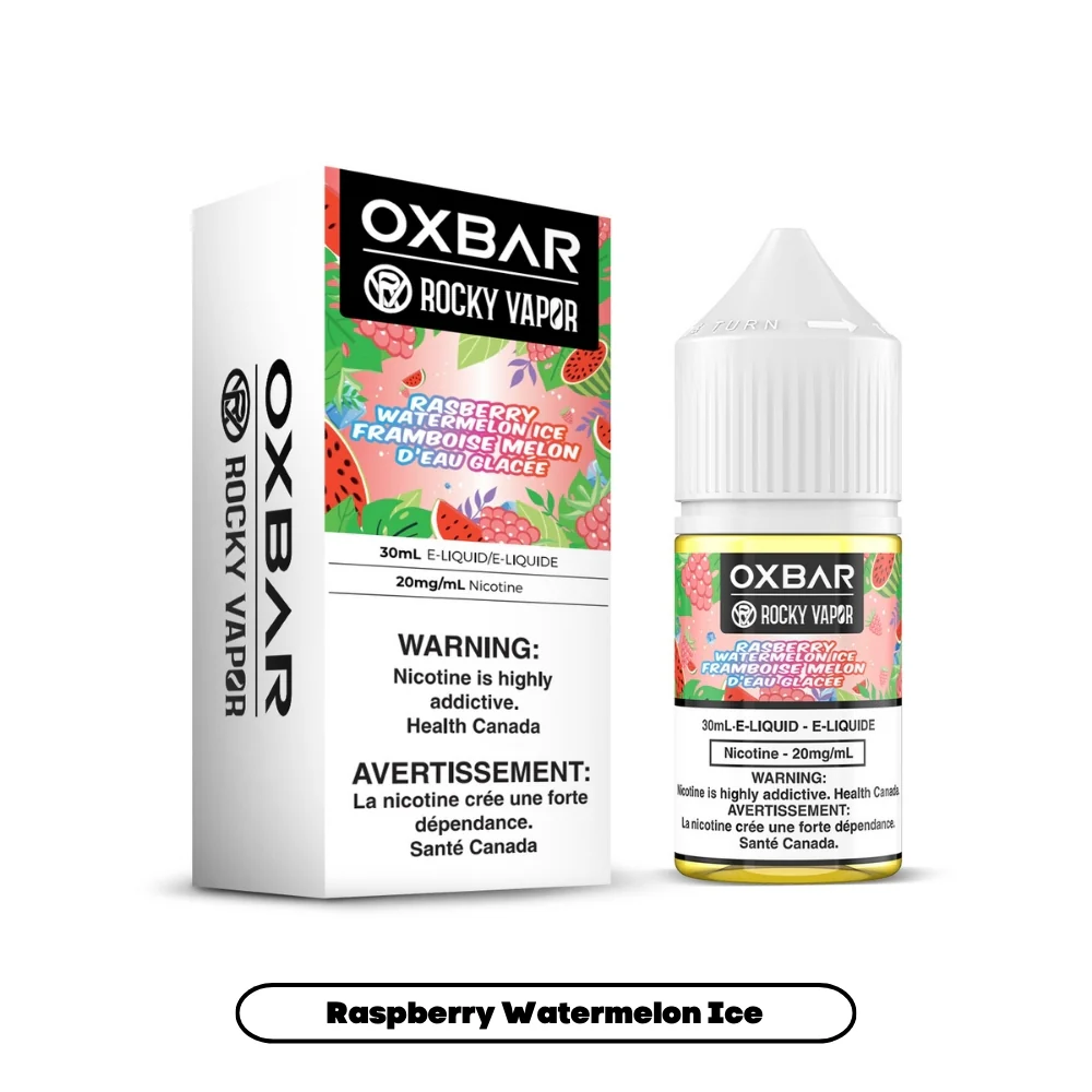 Rocky Vapor Oxbar E-liquids - Raspberry Watermelon Ice [Ontario]