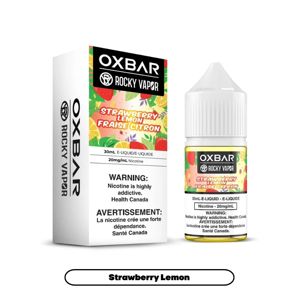Rocky Vapor Oxbar E-liquids - Strawberry Lemon [Alberta]