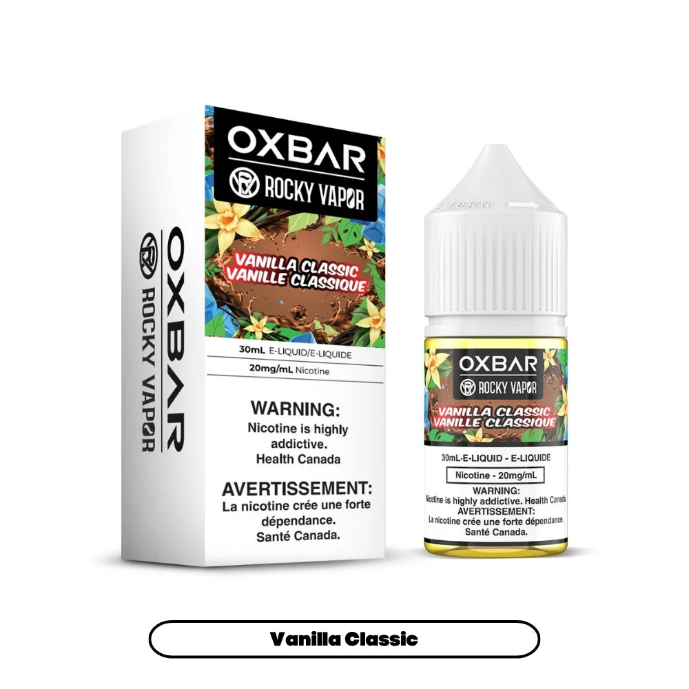 Rocky Vapor Oxbar E-liquids - Vanilla Classic [Manitoba]