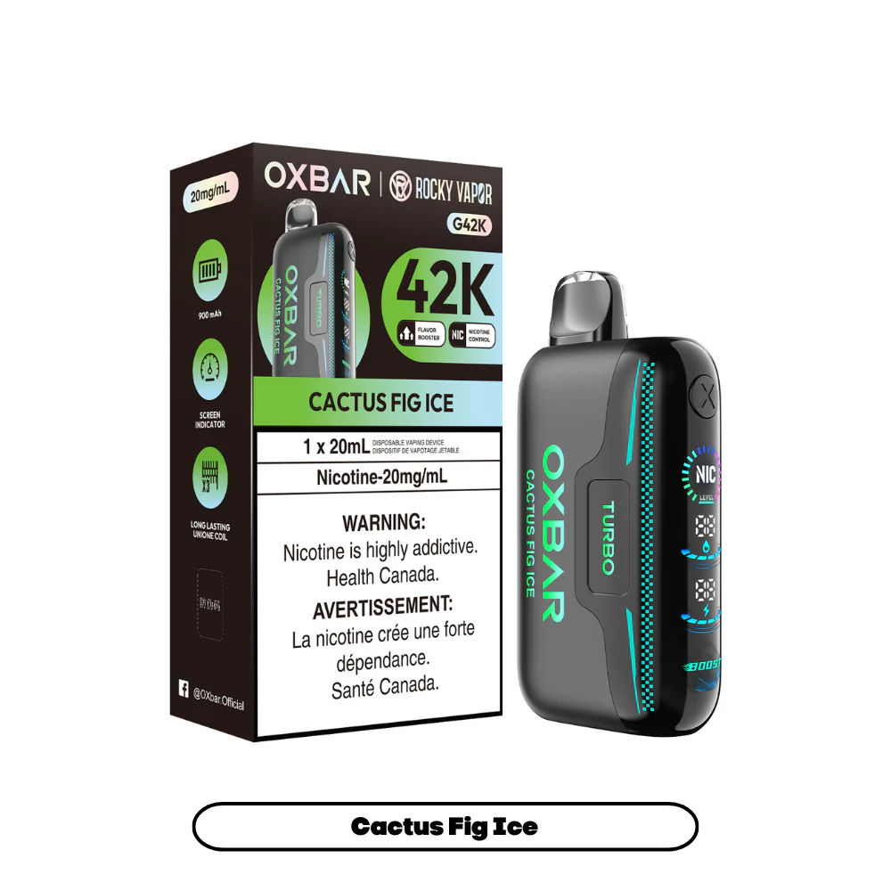 Rocky Vapor Oxbar G42K - Cactus Fig Ice (4pc/Carton) [Alberta]