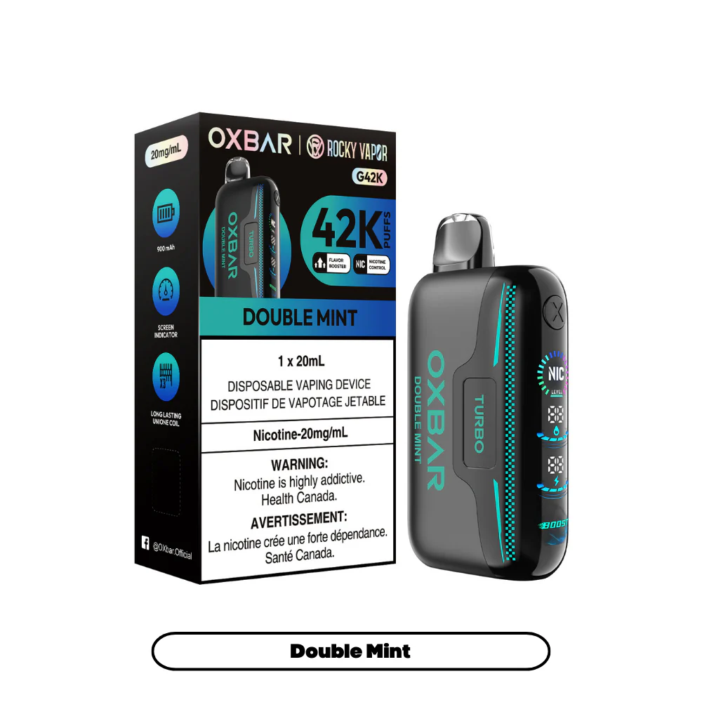 Rocky Vapor Oxbar G42K - Double Mint (4pc/Carton) [Manitoba]