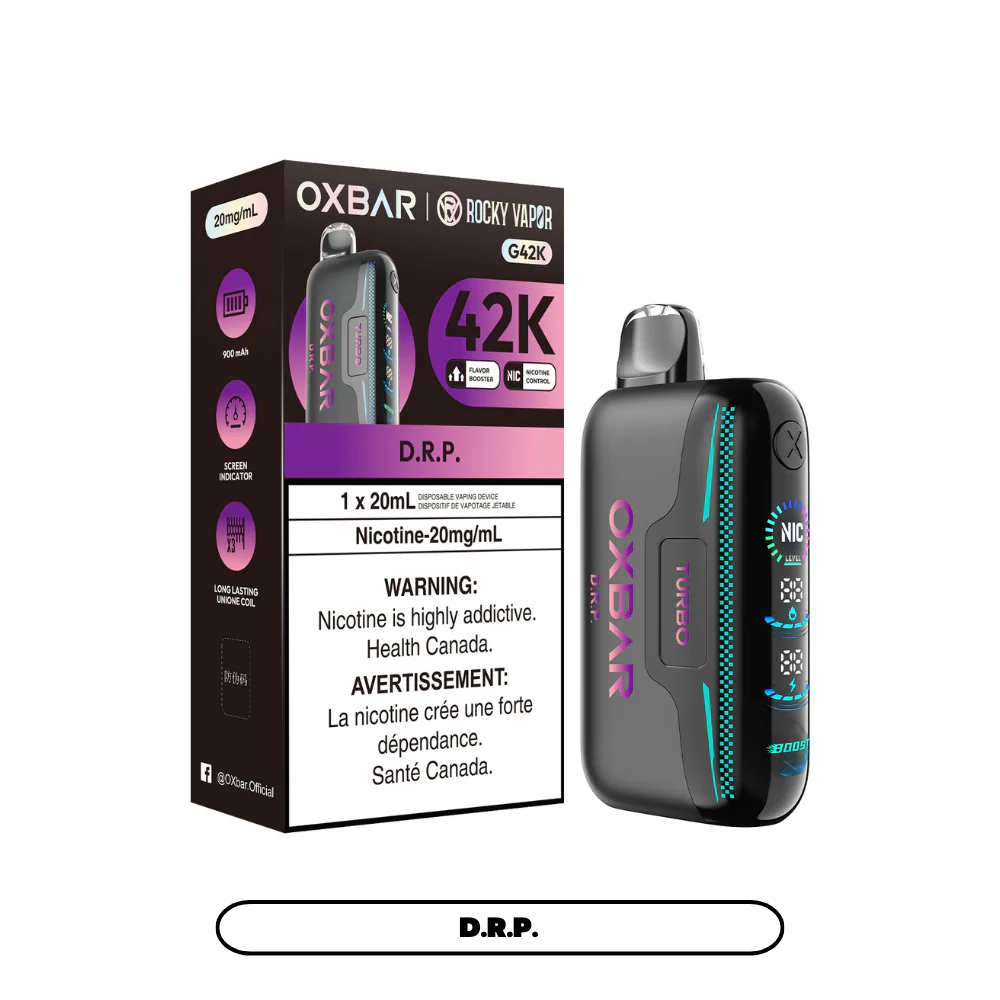 Rocky Vapor Oxbar G42K - D.R.P. (4pc/Carton) [Ontario]