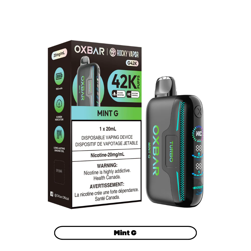 Rocky Vapor Oxbar G42K - Mint G (4pc/Carton) [Ontario]