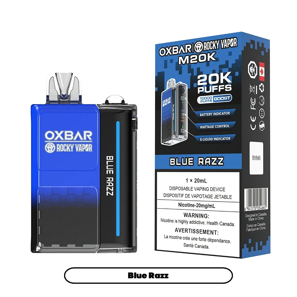 Rocky Vapor Oxbar M20K - Blueberry Raspberry (5pc/Carton) [Manitoba]
