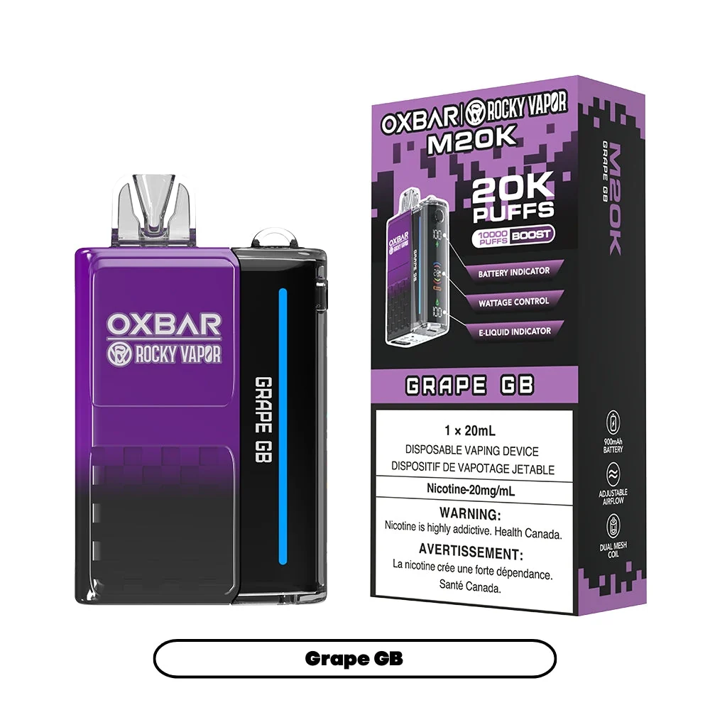 Rocky Vapor Oxbar M20K - Grape GB (5pc/Carton) [Manitoba]