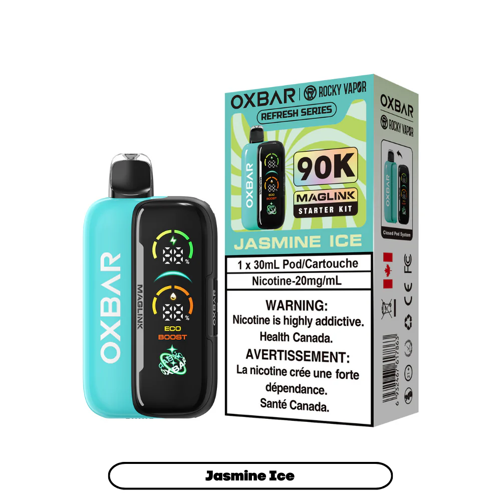 Rocky Vapor Oxbar Maglink - Refresh Series - Jasmine Ice (4pc/Carton) [Alberta] {Starter Kit}