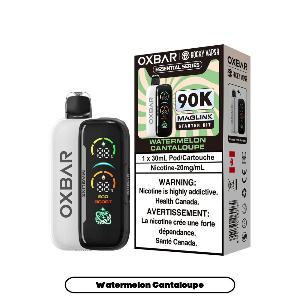 Rocky Vapor Oxbar Maglink - Essential Series - Watermelon Cantaloupe (4pc/Carton) [Alberta] {Starter Kit}