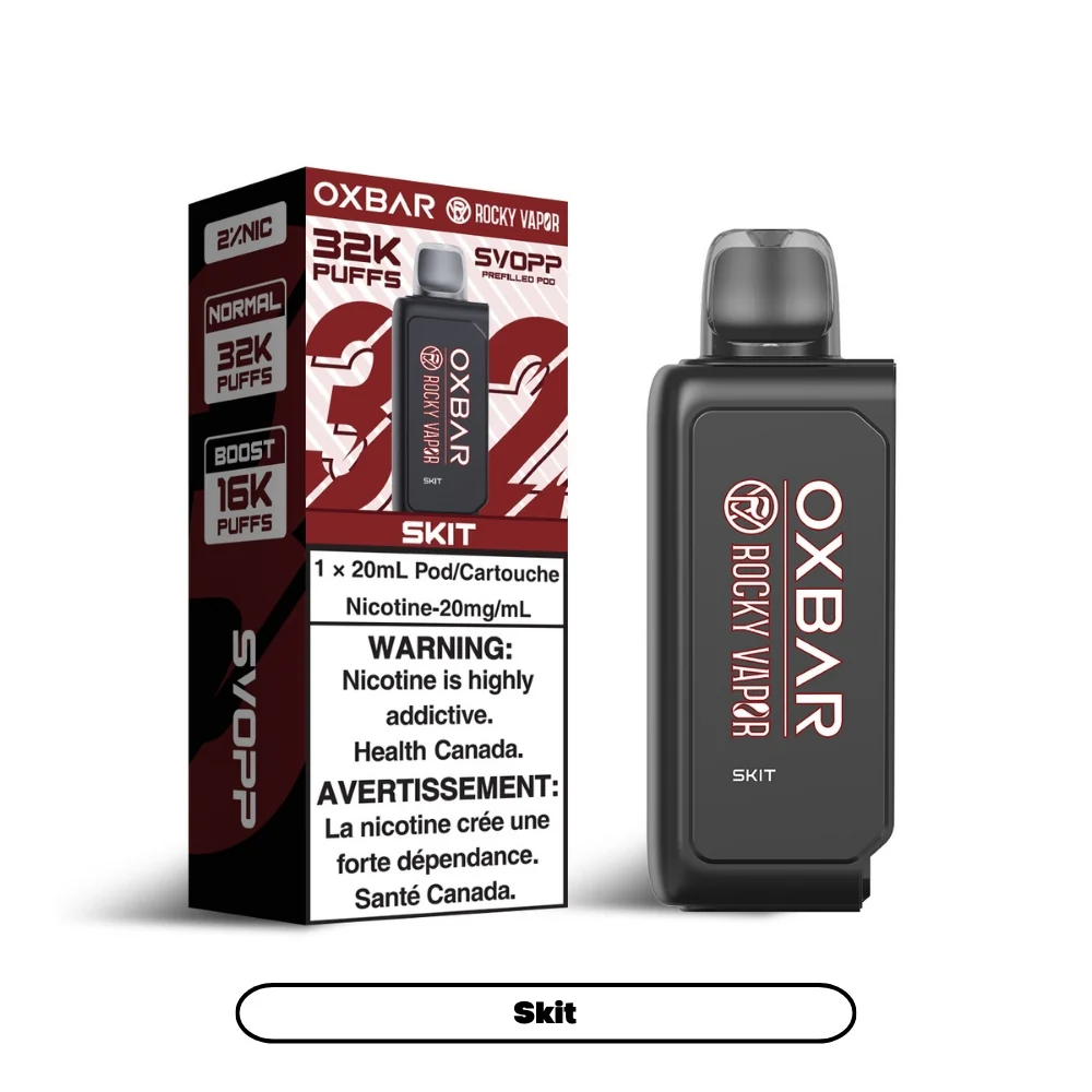 Svopp Rocky Vapor Oxbar [Prefilled Pods] 32K - Skit (4pc/Carton) [Ontario]