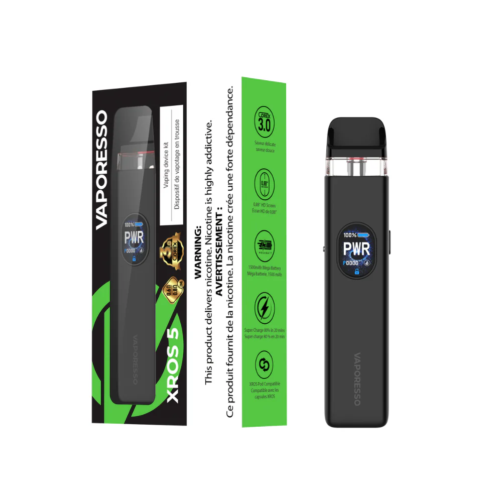 VAPORESSO XROS 5 POD KIT [CRC] - COSMIC BLACK